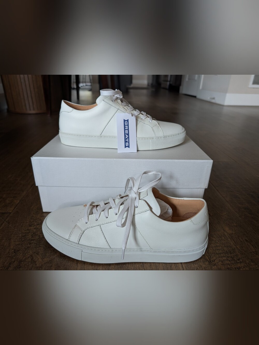 Greats Original Royale White Leather Sneakers (Made In Italy)